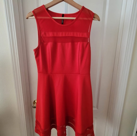 Lulus Red Holiday Dress Medium - Picture 8 of 11